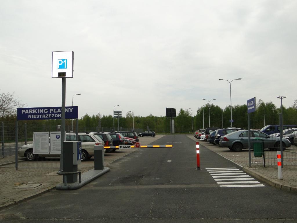 Parking lotnisko Łódź